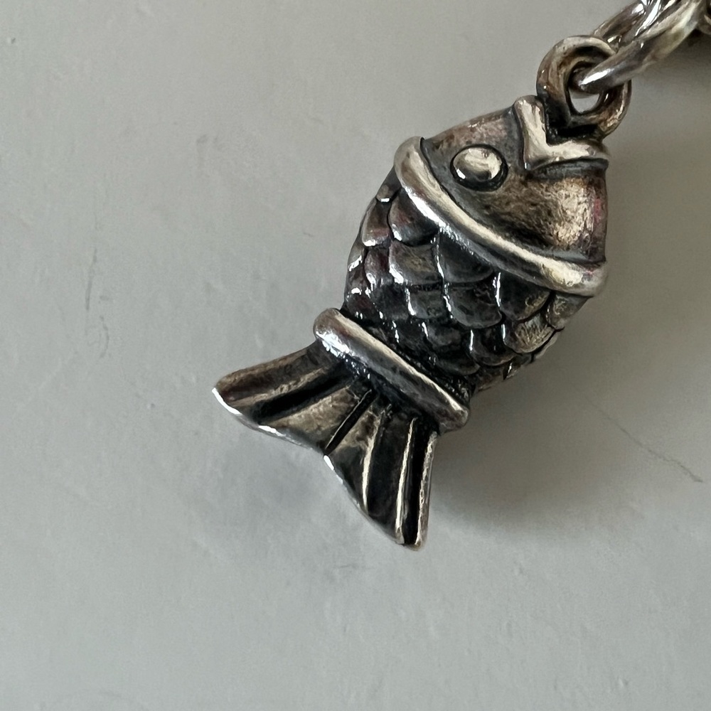 Rare and Retired James Avery Silver Fish Charm